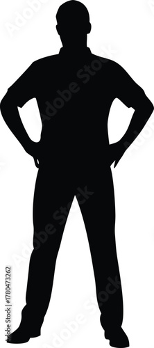 Silhouette of a woman taking a photograph with a camera outdoors