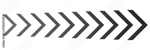 Dynamic moving arrow symbol. Arrow, cursor, dynamic fast symbol sign. Dynamic moving arrow representing speed, fast, acceleration illustration.