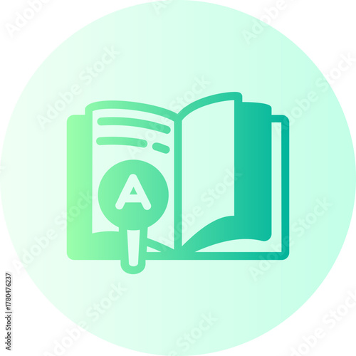 search gradient icon