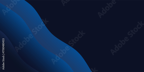 Dark blue modern business abstract background. Vector illustration design for presentation, banner, cover, web, flyer, card, poster, slide, magazine, and powerpoint