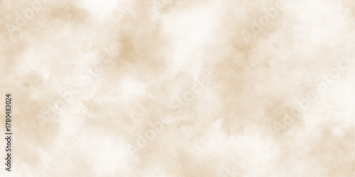 Watercolor art background vector ,abstract beige splotchy ink watercolor paper background ,Vintage grunge surface. Empty blank. Brushstrokes and splashes. Painted template for design.