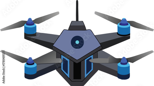 Modern Quadcopter Drone Flying Surveillance and Delivery Technology