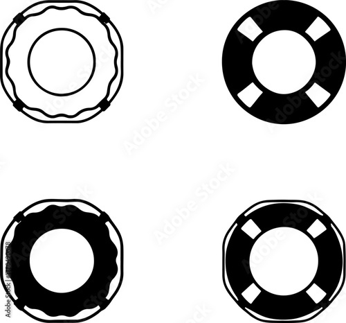 Lifebuoy vector, vector of safety guard, lifebuoy creative vector art, vector of lifebuoy illustration