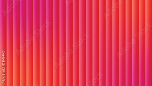 Vertical Gradient Lines: A visually striking abstract composition showcasing parallel lines that transition smoothly from a vibrant red to a captivating shade of pink.