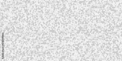 Abstract geometric wall tile and metal cube background triangle wallpaper. Seamless geometric pattern low polygon backdrop background. Gray diamond overlap polygonal background.	