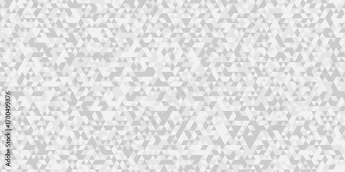 Abstract geometric wall tile and metal cube background triangle wallpaper. Seamless geometric pattern low polygon backdrop background. Gray diamond overlap polygonal background.	