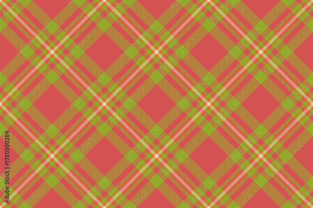 Fototapeta premium Classic plaid pattern design. A versatile textile background with repeating intersecting lines. Ideal for backgrounds, apparel, and holidaythemed projects.
