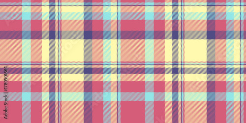 Versatile plaid pattern in pastel hues. Ideal for textiles, backgrounds, or design projects requiring a classic yet modern, visually appealing texture.