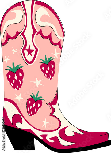 Strawberry Boots
