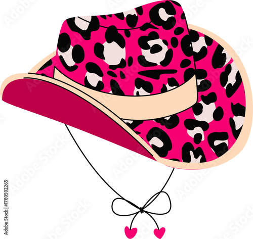 Leopard Western Hat