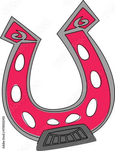 Pink Horseshoe