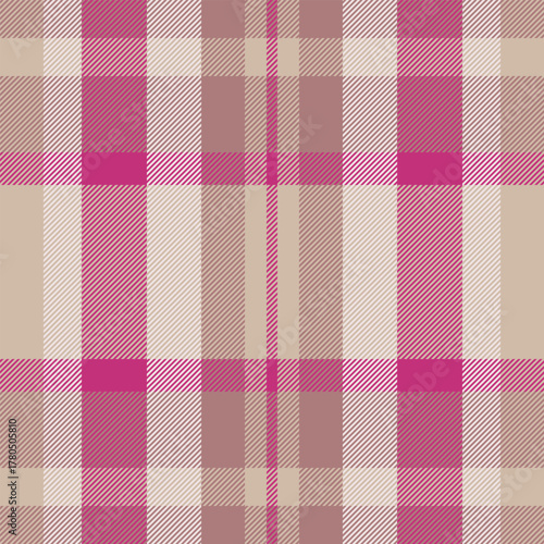 Scarf texture seamless background, geometrical textile vector pattern. Duvet cover check fabric plaid tartan in light and pastel colors.