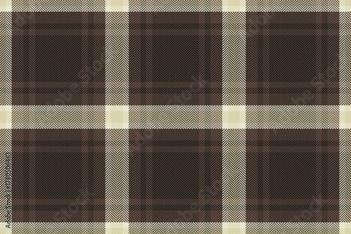 Amazing texture plaid check, neutral tartan vector fabric. Feminine seamless pattern textile background in dark and black colors.