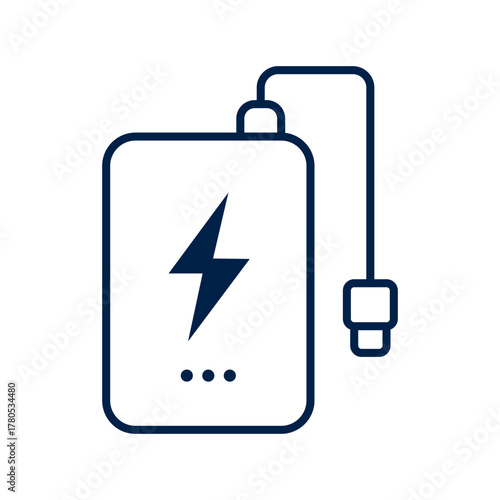 Power bank vector illustration icon design trendy