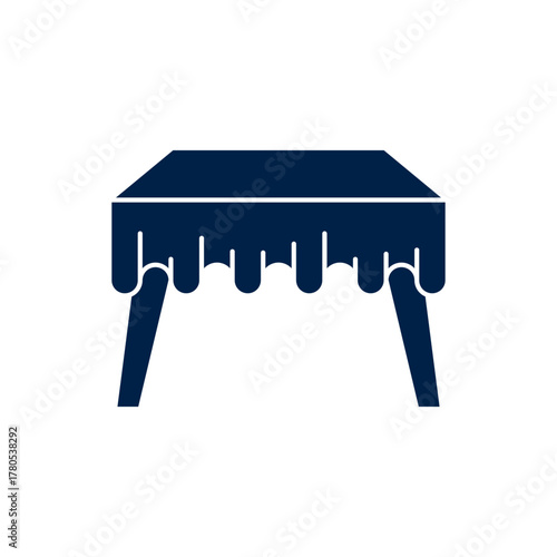 Tablecloth vector illustration icon design trendy
