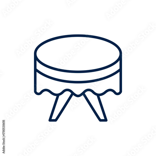 Tablecloth vector illustration icon design trendy