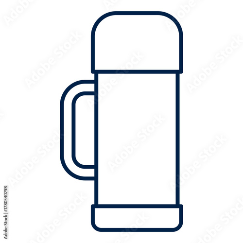 Vacuum flask vector illustration icon design trendy