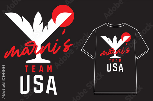 Marnis' team USA t-shirt design