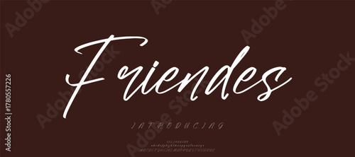 Elegant Font Uppercase Lowercase and Number. wedding font, Classic Lettering Minimal Fashion Designs. Typography modern serif fonts regular decorative vintage concept. vector illustration