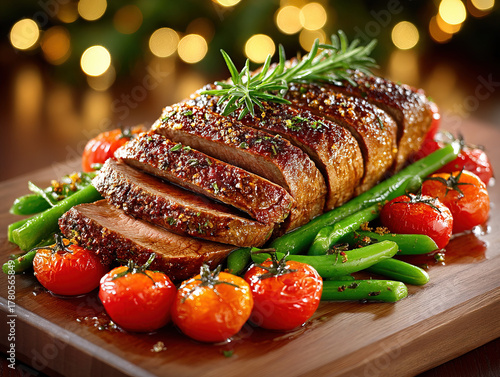a roast of Christmas beef