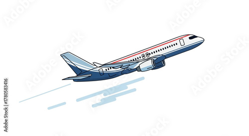 airplane isolated on white