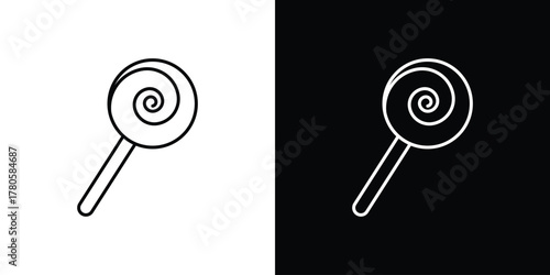 Candy icon logotype designs. modern icon design set