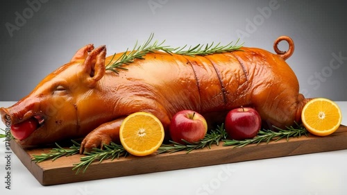 Roasted Pig Feast.
