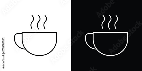 Coffee icon logotype designs. modern icon design set