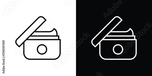 Cream icon logotype designs. modern icon design set