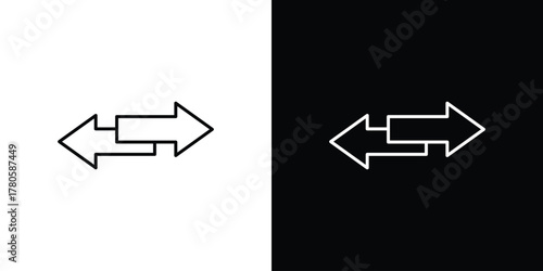 Data transfer icon logotype designs. modern icon design set