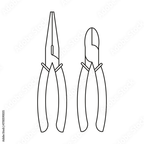 Tapet clamping pliers