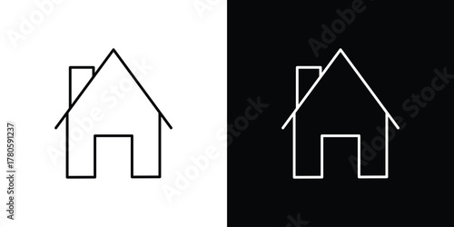 Home icon logotype designs. modern icon design set