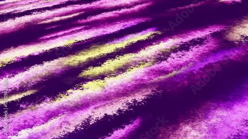 Abstract purple and yellow lines animation moving background