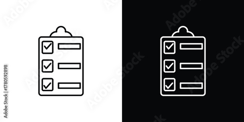 List icon logotype designs. modern icon design set
