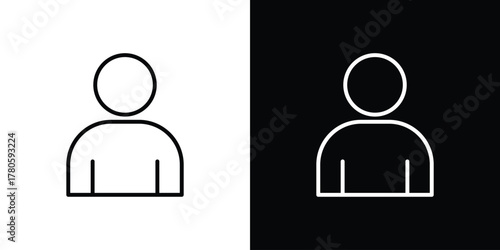 Man icon logotype designs. modern icon design set