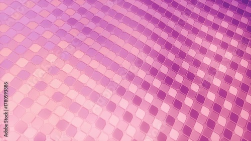 Animated purple mosaic pattern moving diagonally