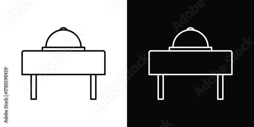 Room service icon logotype designs. modern icon design set