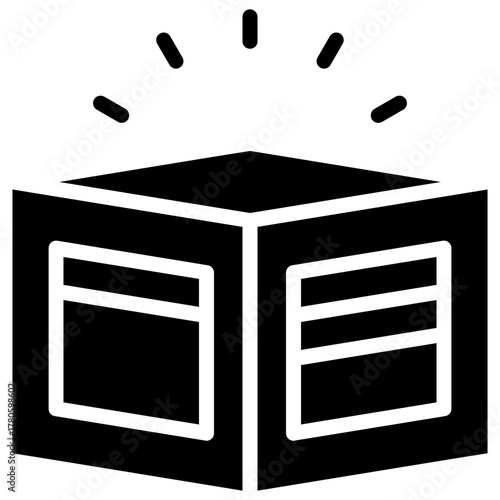 Empty wallet  icon for bankruptcy , website, application, printing, document, poster design, etc