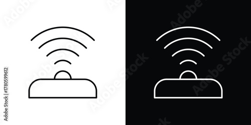 Sensor icon logotype designs. modern icon design set