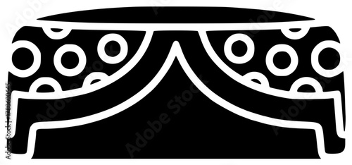 traditional illustration pakistan silhouette hat logo fashion icon male outline cap art man sindh culture embroidery fabric topi face shape and vector graphic background