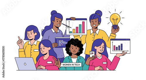 Women in Tech Inspiring Empowerment and Success in the Digital Age for a Brighter Future