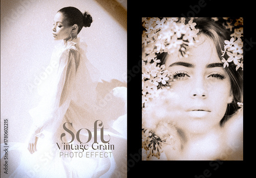 Soft Vintage Grain Photo Effect