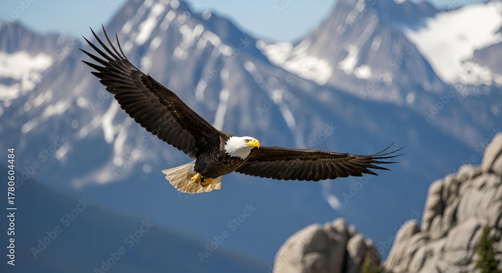 Fototapeta premium american bald eagle
