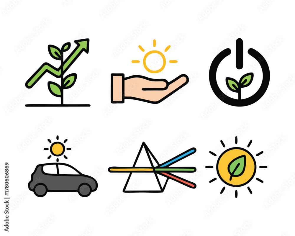Fototapeta premium Green Technology & Sustainable Innovation: Renewable Energy, Eco-Friendly Growth & Future Solutions
