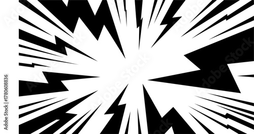 Lightning bolt vector icon set. Simple black thunder and electricity flash symbol collection. Flat storm silhouette logo element. Electric power energy sign for graphic design.