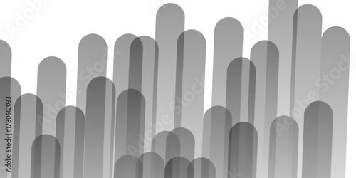 Abstract seamless modern white and gray color technology concept geometric line. overlap diamond creative background lines geomatics retro pattern triangle shapes. White triangular tech web design.	
