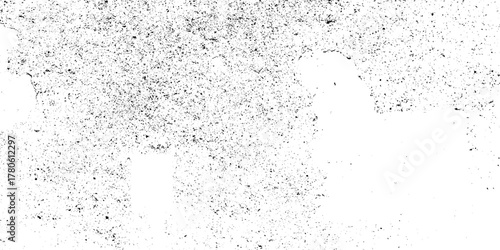 Grunge vintage white and black vector wall distressed dirty noise rust cracked pain background. messy dusty chalk splat dirt rusty noise overlay concrete wall texture background.	
