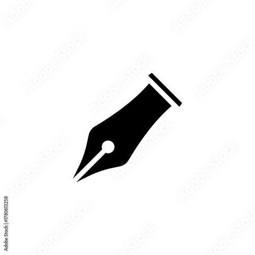 Pen nib icon vector for web, and mobile app vector illustration, eps10.