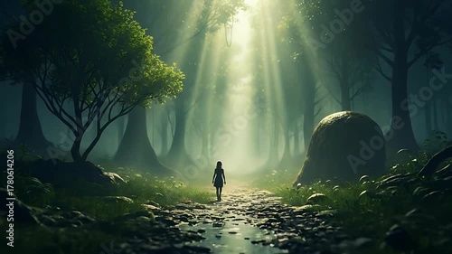 A Journey Through the Enchanted Forest - Finding Light in the Darkness.