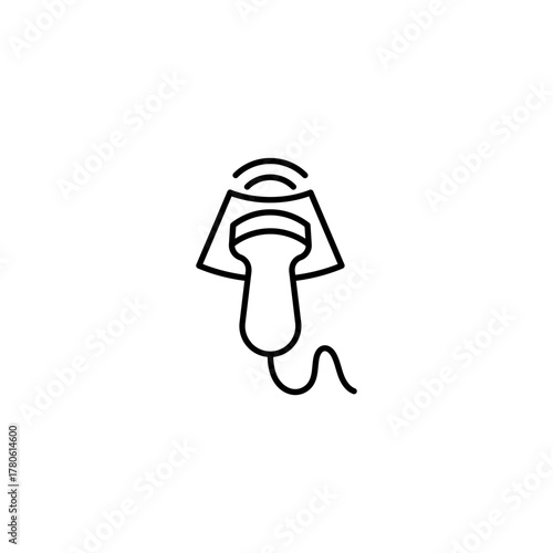 Ultrasound, Ultrasonography, Usg Outline Icon